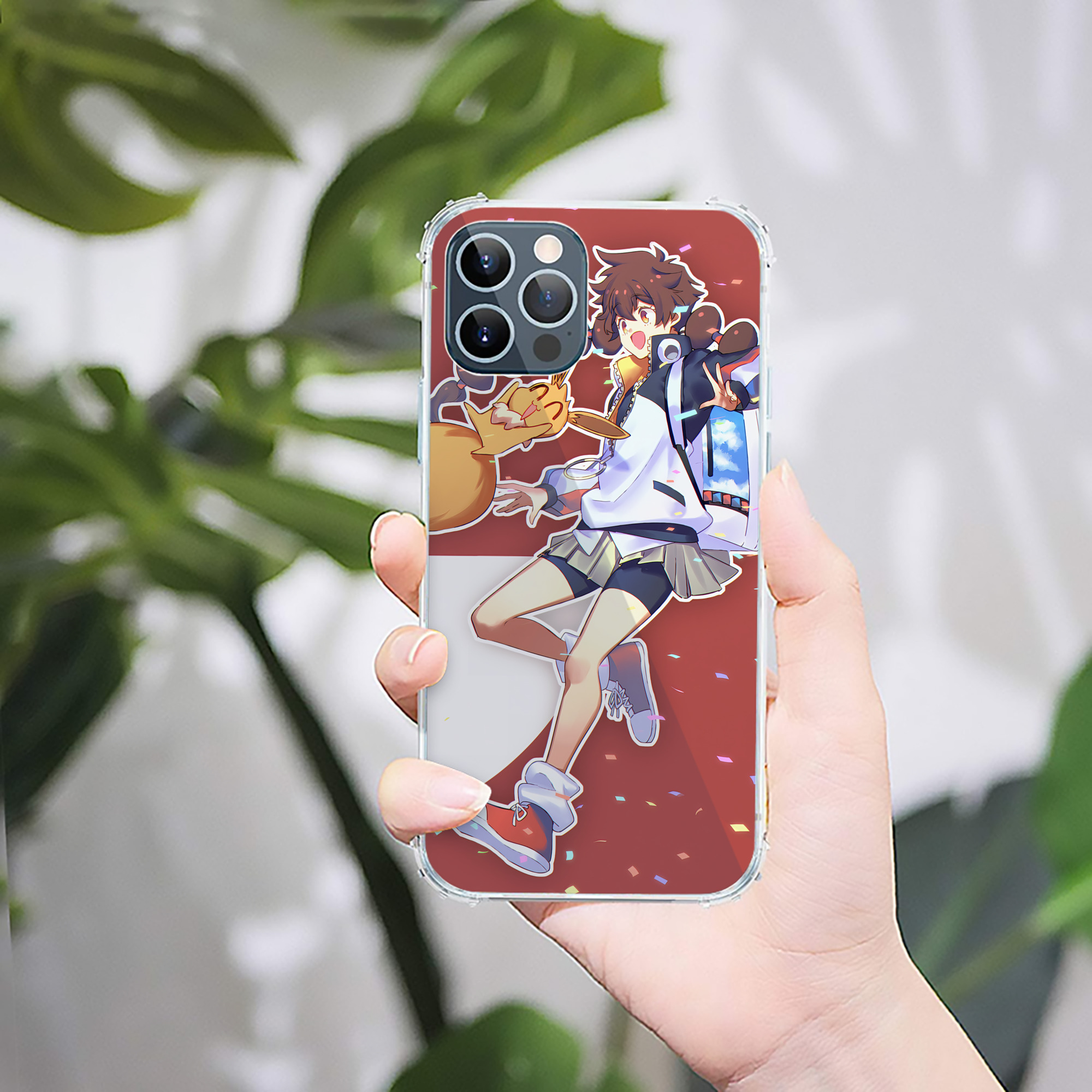 （画像用） ポケットモンスター Pokémon 【iPhone 12シリーズ対応】透明スマホケース（クリアソフトケース）